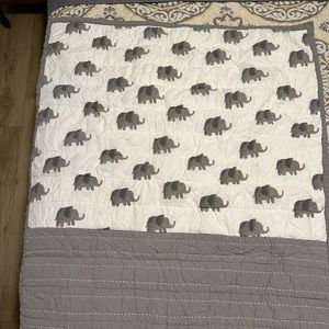 Crate and Barrel crib quilt